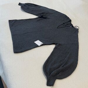 1. State Charcoal V-Neck Sweater